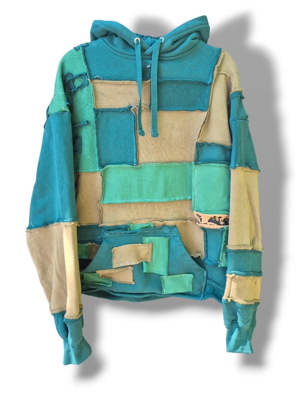 Heavyweight Patchwork Hoodie